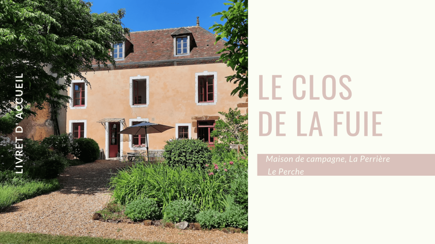 Le livret d'accueil du Clos de la Fuie