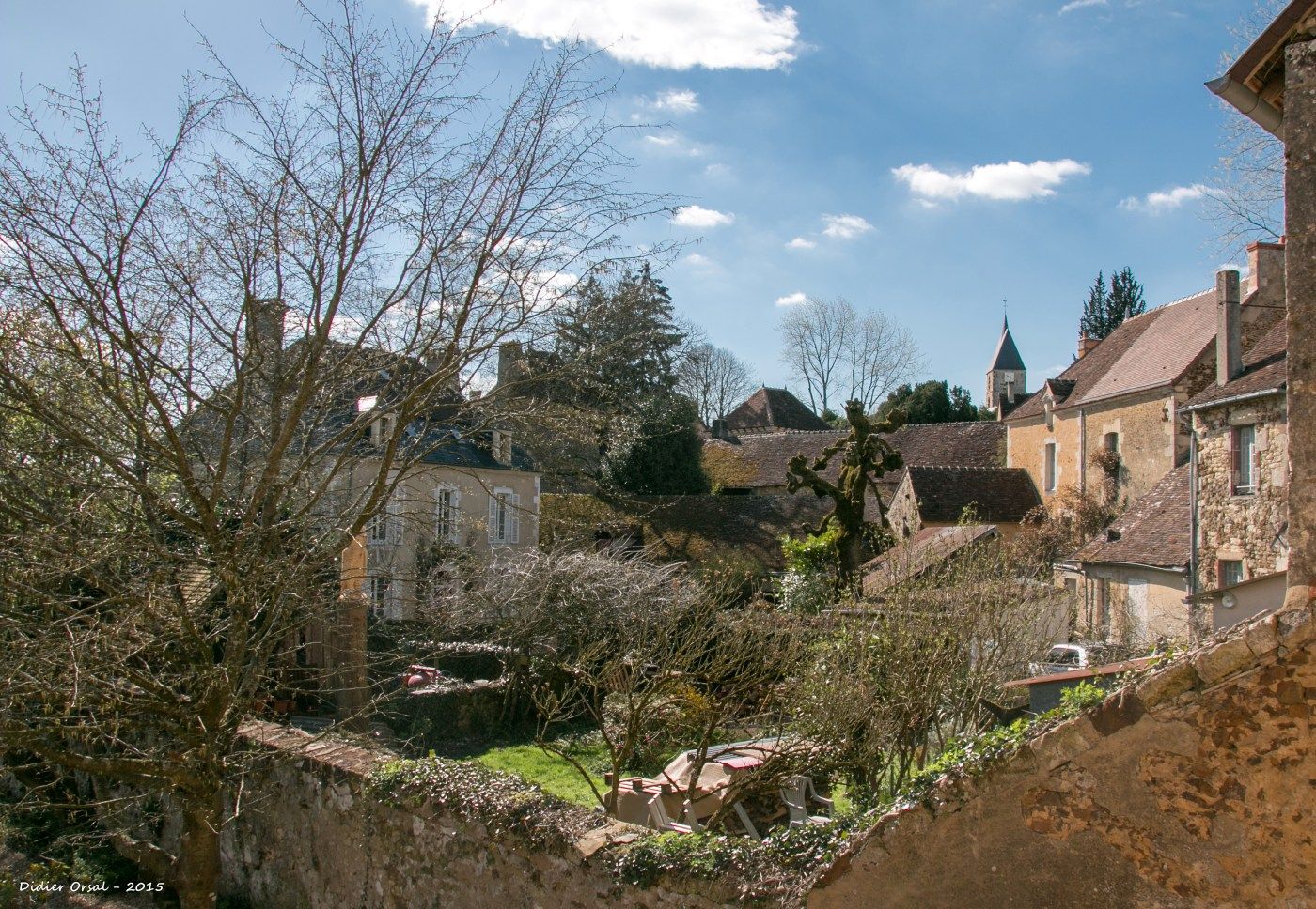 Le panorama depuis le site de l'Éperon